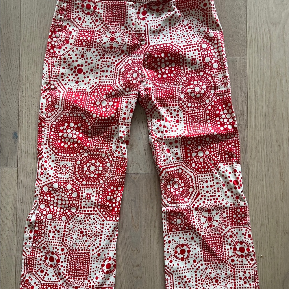 Trina Turk Pant - cropped, wide Leg, side Slit